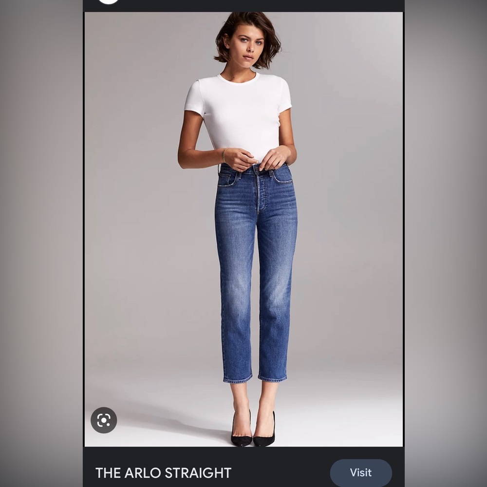 Denim Forum Arlo High Rise Straight - Size 25
